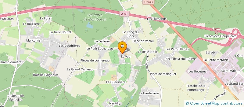 localisation de l'entreprise VINCENT DUPUY  ESVRES