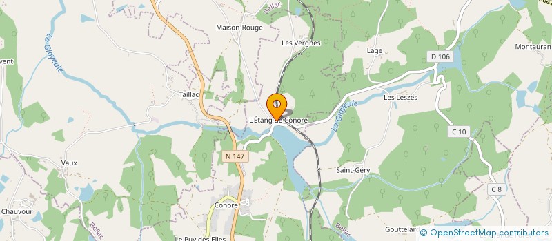 localisation de l'entreprise VINCENT ET FILS CARRELEURS à PEYRILHAC