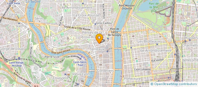 localisation de l'entreprise VINCENT FALQUET SARL à LYON