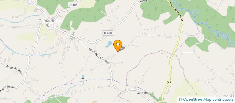 localisation de l'entreprise VINCENT GACHEYS  GAMARDE-LES-BAINS