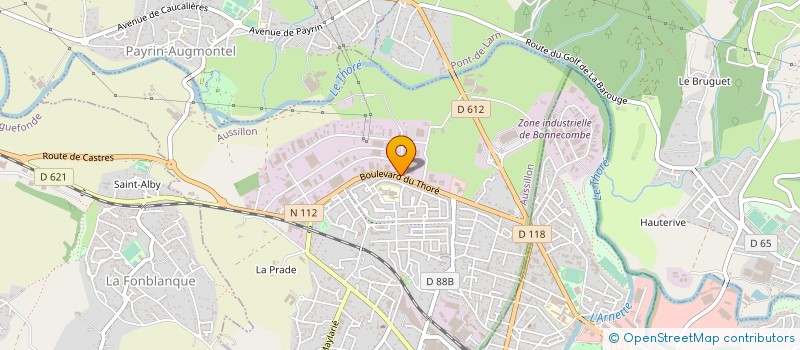 localisation de l'entreprise VINCENT GAREL  AUSSILLON