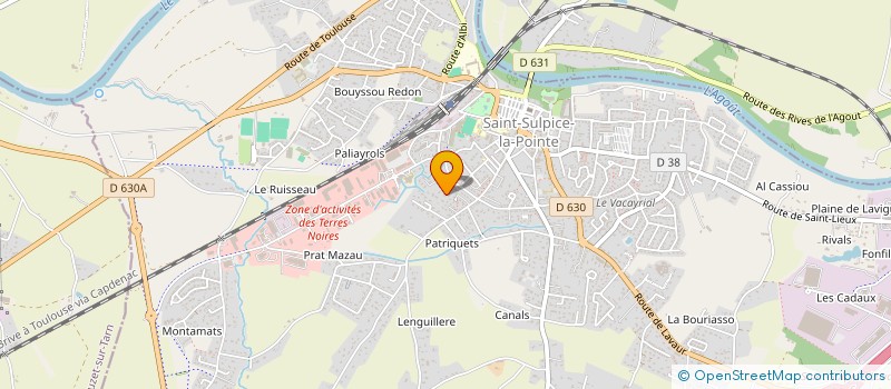 localisation de l'entreprise VINCENT GAUDION à SAINT-SULPICE-LA-POINTE