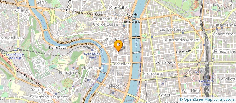 localisation de l'entreprise VINCENT GAUTHIER à LYON