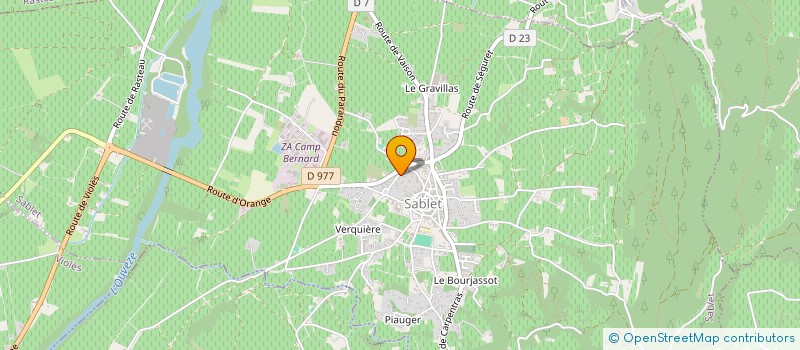 localisation de l'entreprise VINCENT GERAUD ET ANTHONY SAUVAGNAC, NOTAIRES ASSOCIES  SABLET