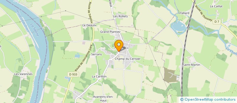 localisation de l'entreprise VINCENT GONNARD à MOGNENEINS