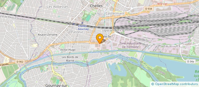 localisation de l'entreprise VINCENT HOLDING SAS à CHELLES