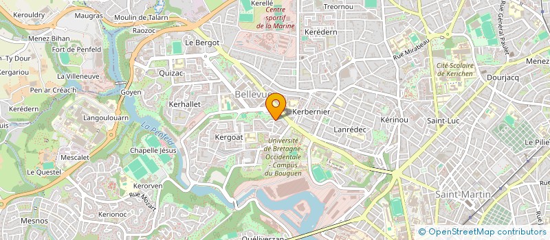 localisation de l'entreprise VINCENT INDIVISION à BREST