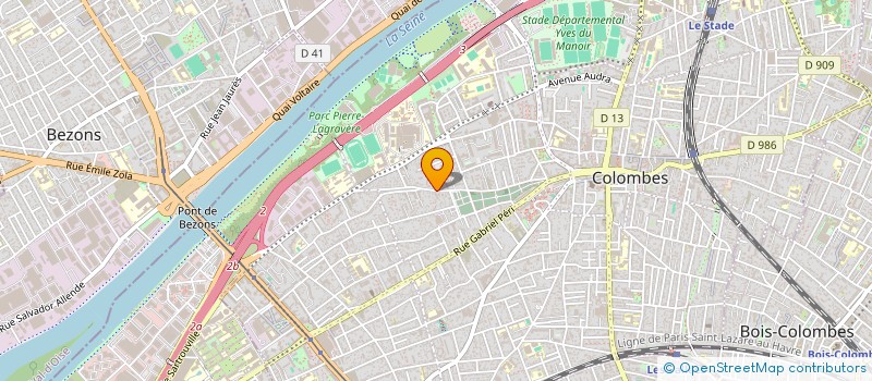 localisation de l'entreprise VINCENT INVEST à COLOMBES