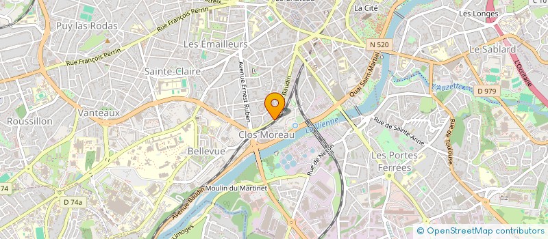 localisation de l'entreprise VINCENT JANDEAUX CONSEIL  LIMOGES