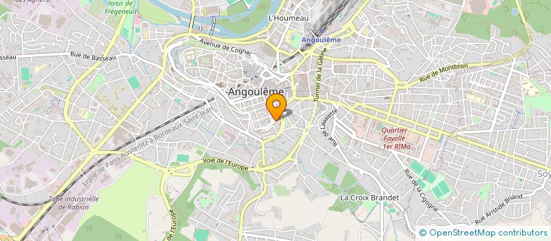 localisation de l'entreprise VINCENT JULIE à ANGOULEME
