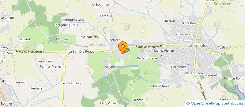 localisation de l'entreprise VINCENT LE TIRILLY  PLOBANNALEC-LESCONIL