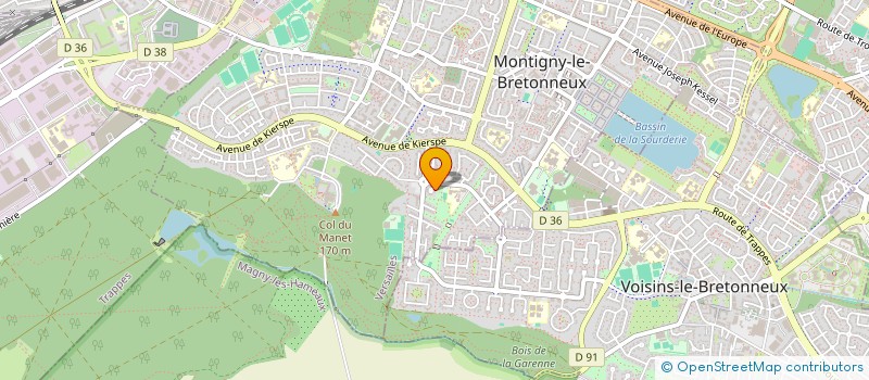 localisation de l'entreprise VINCENT LEGLAIVE 4C à MONTIGNY-LE-BRETONNEUX