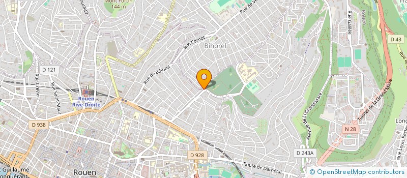 localisation de l'entreprise VINCENT LEMAITRE ARCHITECTE à ROUEN