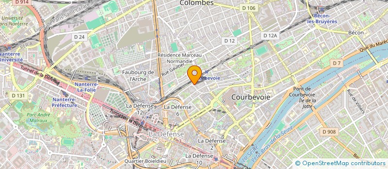 localisation de l'entreprise VINCENT LION PAYSAGE à COURBEVOIE
