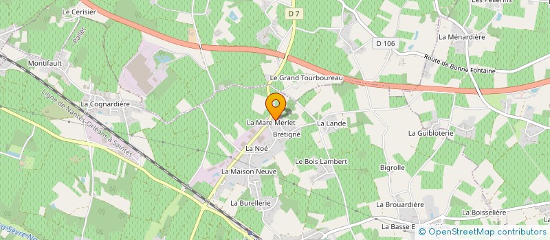 localisation de l'entreprise VINCENT LOIRET  LE PALLET