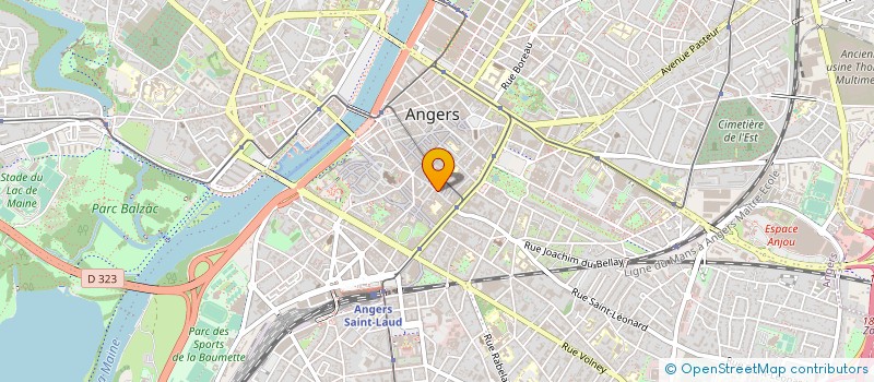 localisation de l'entreprise VINCENT LUCAS à ANGERS