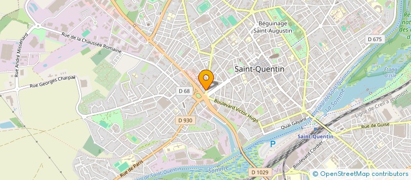 localisation de l'entreprise VINCENT MANENT HOLDING à SAINT-QUENTIN