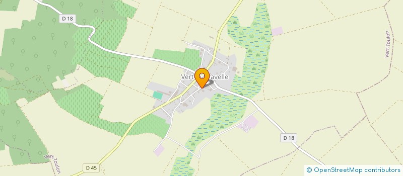 localisation de l'entreprise VINCENT MATHIEU  VERT-TOULON