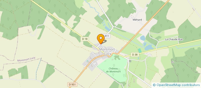 localisation de l'entreprise VINCENT MICHEL  VILLEVENARD