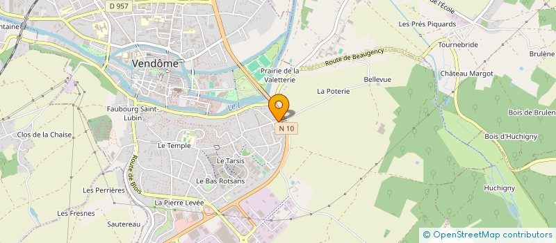 localisation de l'entreprise VINCENT MILLET PAYSAGES  VENDOME