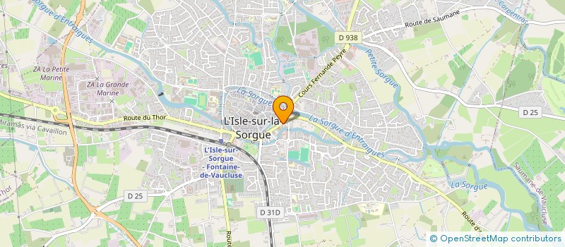localisation de l'entreprise VINCENT MIT L'ANE à L ISLE SUR LA SORGUE