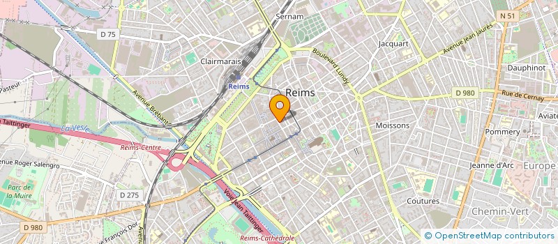 localisation de l'entreprise VINCENT MONTRE FINANCE  REIMS