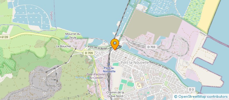 localisation de l'entreprise VINCENT - NELY INDIVISION  PORT-LA-NOUVELLE