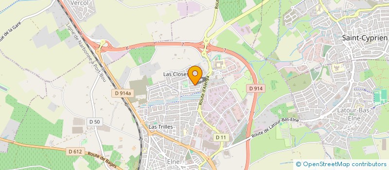 localisation de l'entreprise VINCENT PALMADE  PERPIGNAN