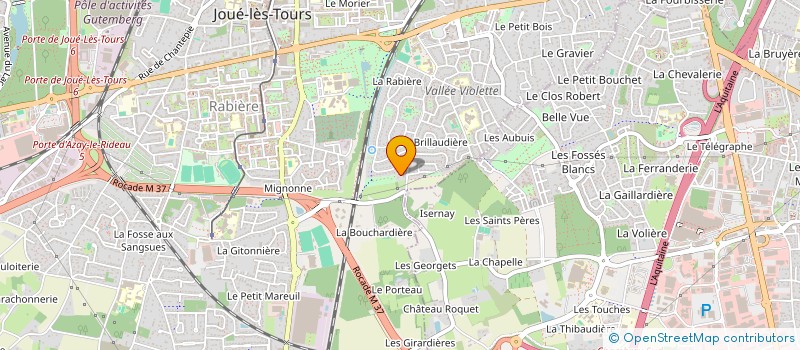 localisation de l'entreprise VINCENT PELLUARD VP 120 à JOUE-LES-TOURS