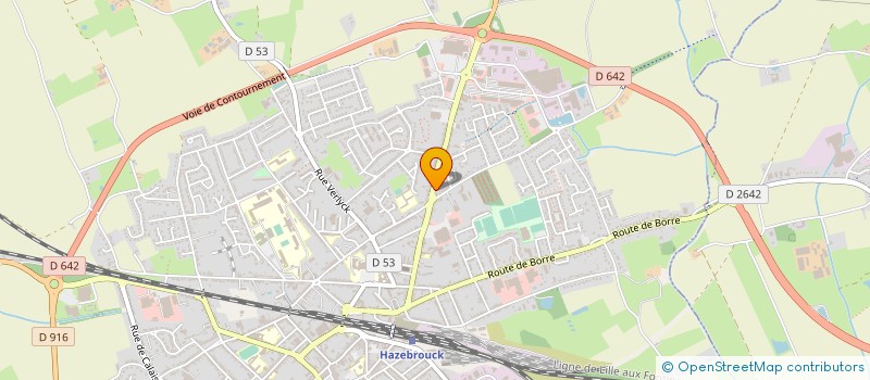 localisation de l'entreprise VINCENT PETFOOD à HAZEBROUCK