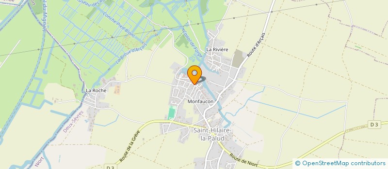 localisation de l'entreprise VINCENT POMPAGE  SAINT-HILAIRE-LA-PALUD