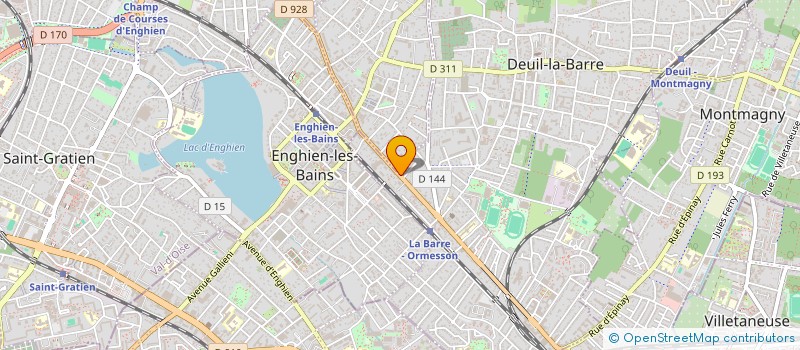 localisation de l'entreprise VINCENT PORTIER, ISABELLE BAQUE ET FLORENCE PRAGER-FOUQUET NOTAIRES, ASSOCIES D'UNE SOCIETE CIVILE PROFESSIONNELLE TITUL  DEUIL-LA-BARRE