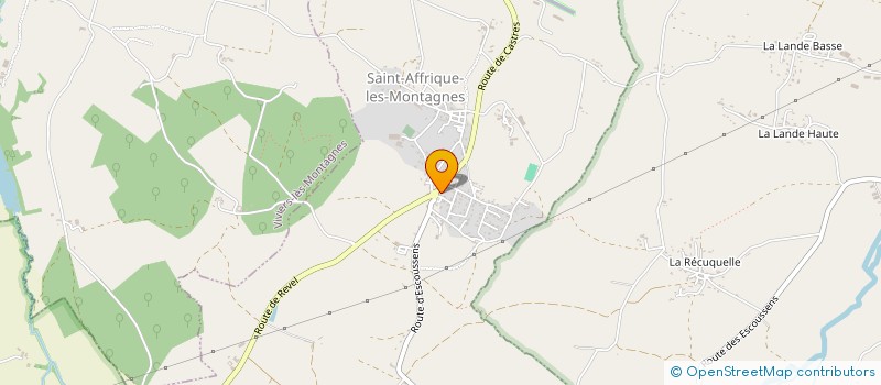 localisation de l'entreprise VINCENT POUZENC  SAINT-AFFRIQUE-LES-MONTAGNES