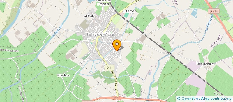 localisation de l'entreprise VINCENT RAVET CONSEILS  SAINT-LAURENT-DE-LA-SALANQUE