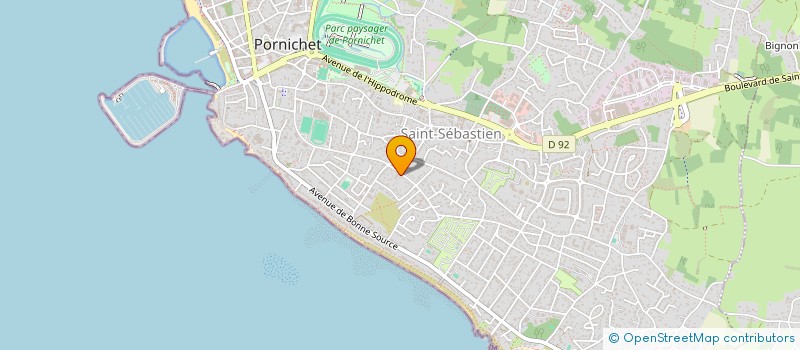 localisation de l'entreprise VINCENT RICHARD ET MELANIE  PORNICHET