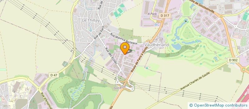 localisation de l'entreprise VINCENT SALUR GONESSE  LE THILLAY