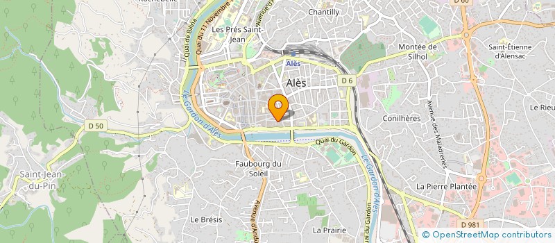 localisation de l'entreprise VINCENT SALVAT  ALES