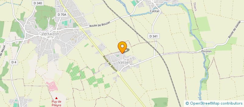 localisation de l'entreprise VINCENT SANDRINE ET FILS  VASSEL