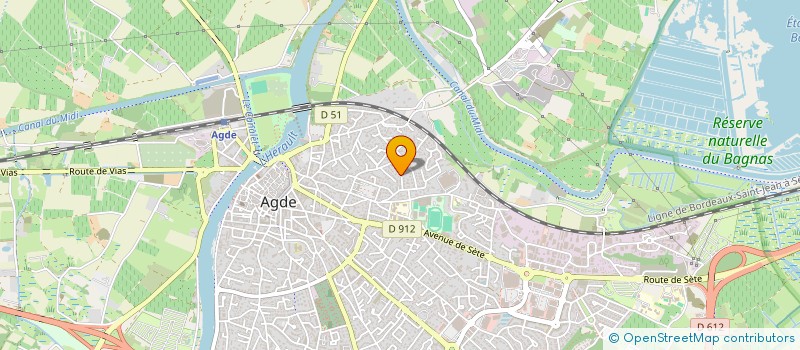 localisation de l'entreprise VINCENT SERVICES  AGDE