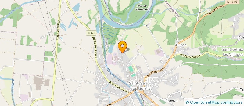 localisation de l'entreprise VINCENT TERRASSEMENT  SAINT-GENIX-LES-VILLAGES