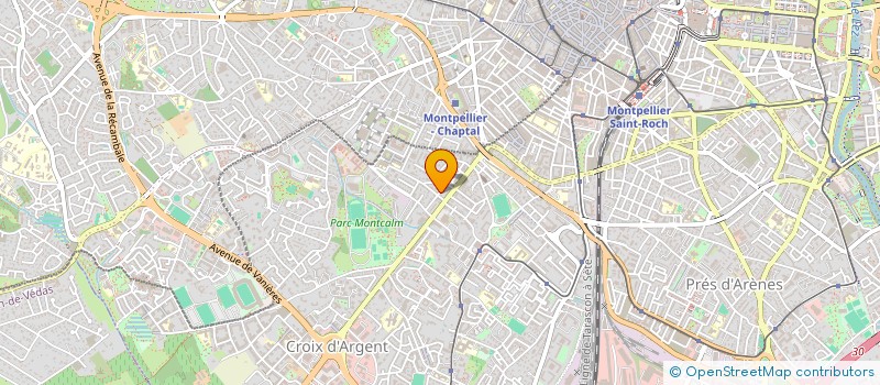 localisation de l'entreprise VINCENT-THIBAULT à MONTPELLIER