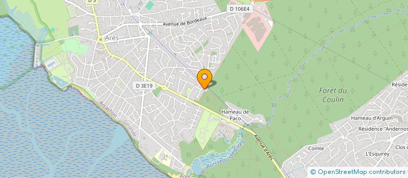 localisation de l'entreprise VINCENT THIBEAUD ENGENEERING CONSULTANT  ARES