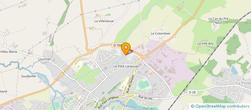 localisation de l'entreprise VINCENT TOUBLANC à LAMBALLE-ARMOR