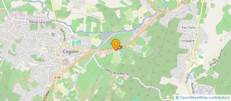 localisation de l'entreprise VINCENT TTSM à COGOLIN