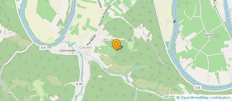 localisation de l'entreprise VINCENT VIDAL  GREZELS