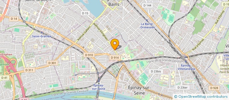 localisation de l'entreprise VINCENTE & CHRISTOPHE à EPINAY-SUR-SEINE