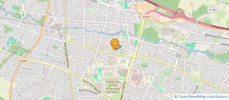 localisation de l'entreprise VINCENTI COULBAUX à PAU