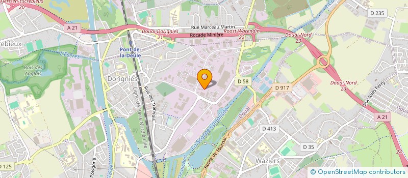 localisation de l'entreprise VINCENTRUCKS SARL à DOUAI