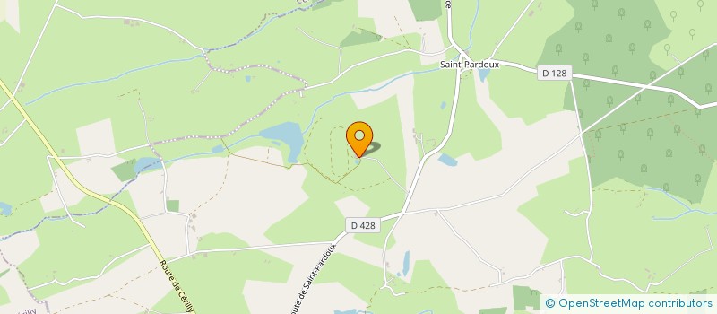 localisation de l'entreprise VINCENTS  LOUROUX-BOURBONNAIS