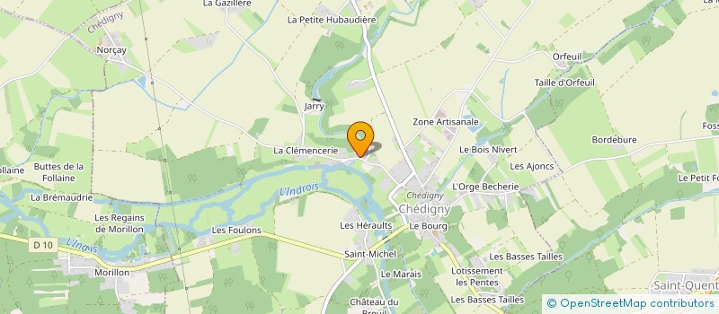 localisation de l'entreprise VINCEREMU  CHEDIGNY
